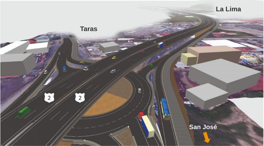 Pasos a desnivel en Taras y La Lima quedarían listos en el 2023