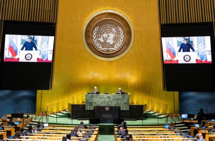 Nicolás Maduro insistió en la ONU con que se llevarán adelante elecciones legislativas “transparentes” en Venezuela
