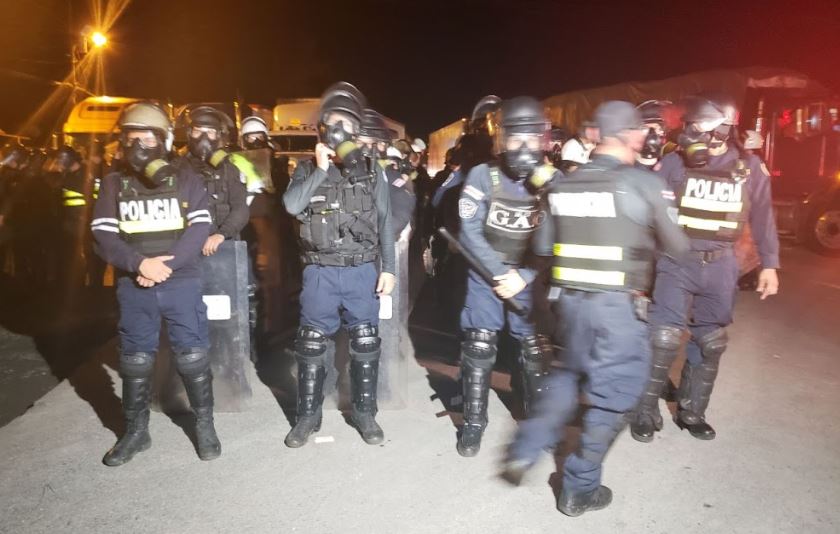 Seguridad confirma 100 oficiales heridos y 60 personas detenidas tras una semana de protestas