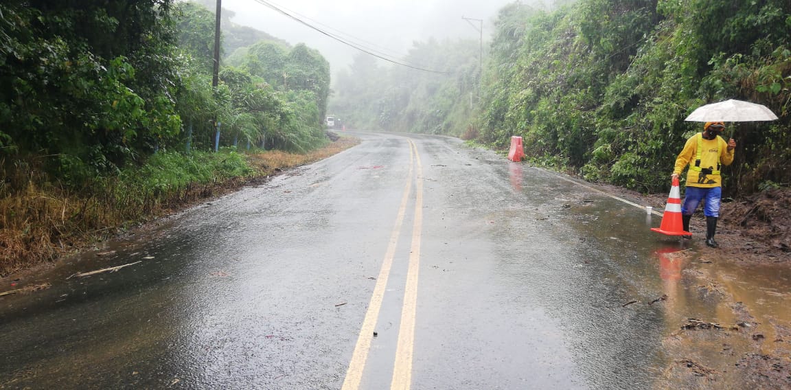 20% de rutas nacionales presentan afectación por lluvias de últimos días