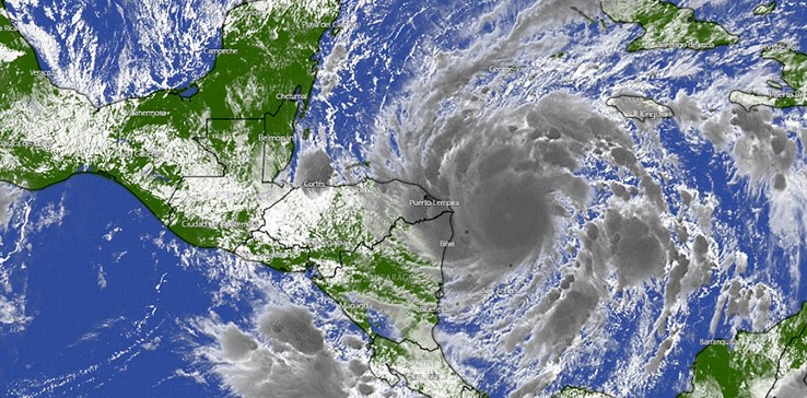 Huracán Eta alcanza categoría 3 y se espera que afecte indirectamente Costa Rica hasta el miércoles