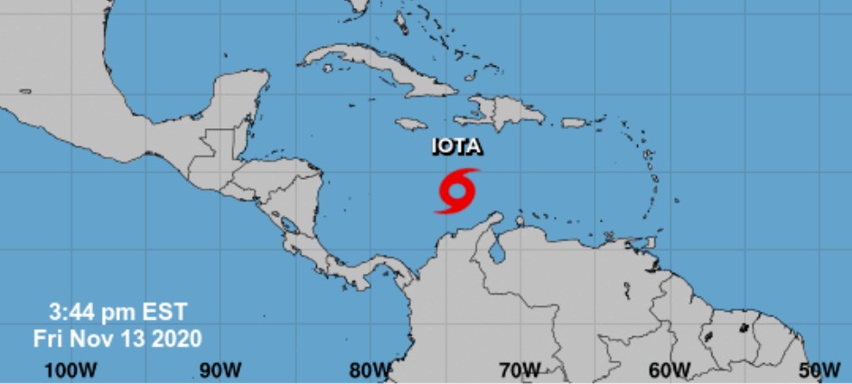 Iota se convirtió en huracán categoría 1: IMN prevé influencia indirecta hacia Costa Rica