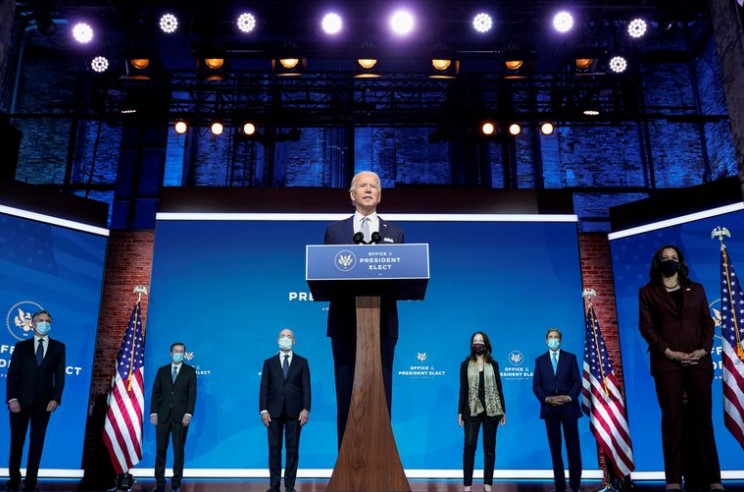 Joe Biden presentó su equipo de seguridad nacional y aseguró que Estados Unidos está “listo para liderar el mundo”