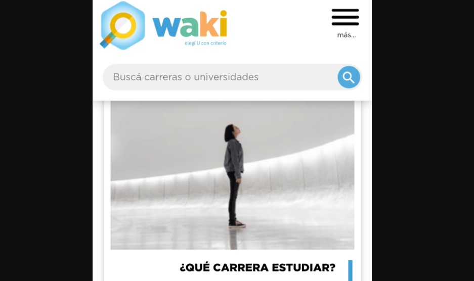 ¡Atención estudiantes! Aplicación “Waki” busca ayudar en proceso de elegir universidad