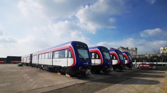 Cuatro nuevos trenes provenientes de China ya están en el país