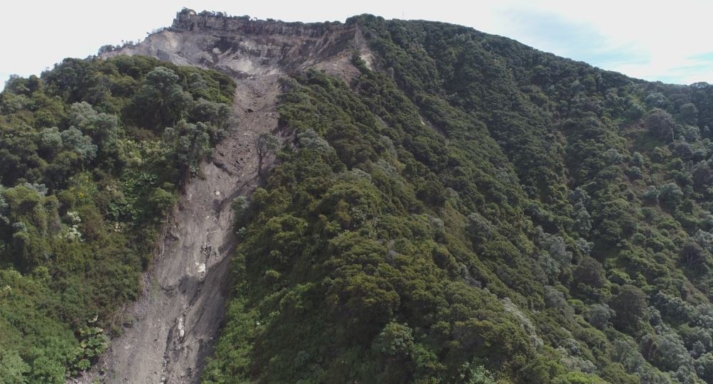 CNE descarta nuevo deslizamiento en sector Prusia del Parque Nacional Volcán Irazú