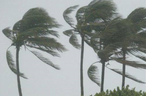 Semana iniciará con fuertes vientos en gran parte del territorio nacional