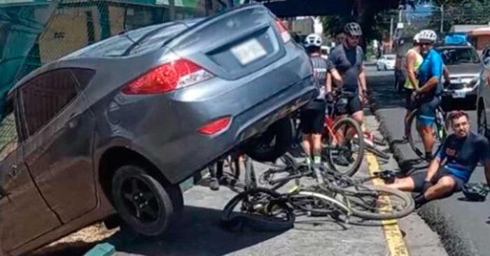 Fiscalía investiga atropello de ciclistas en Alajuela como aparente tentativa de homicidio