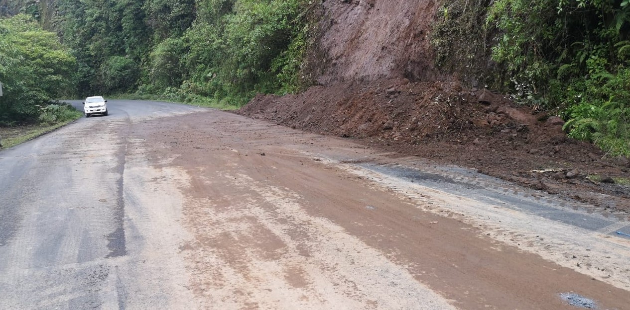 Lluvias provocan derrumbes, caída de árboles e inundaciones en vías nacionales: Ruta 32 fue habilitada