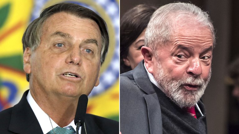 Jair Bolsonaro y Lula da Silva están en empate técnico de cara a las elecciones presidenciales de 2022 en Brasil