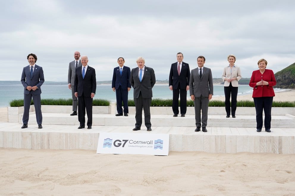 El G7 acordó la donación de 1.000 millones de vacunas y exigió una investigación “transparente” en China sobre el origen del COVID-19
