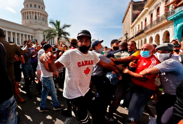 Gobiernos de 21 países repudiaron en conjunto los arrestos masivos en Cuba y exigieron la liberación de los presos políticos