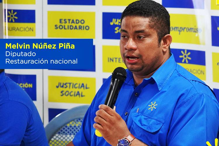 Diputado Melvin Núñez reconoce interés de ser candidato presidencial de Restauración Nacional