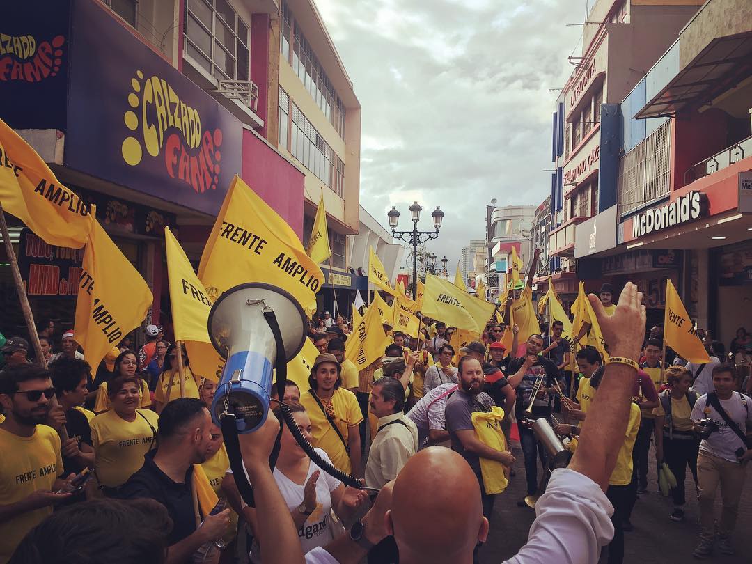Frente Amplio llama a manifestarse contra la corrupción: Movimiento es este miércoles en Plaza de la Justicia