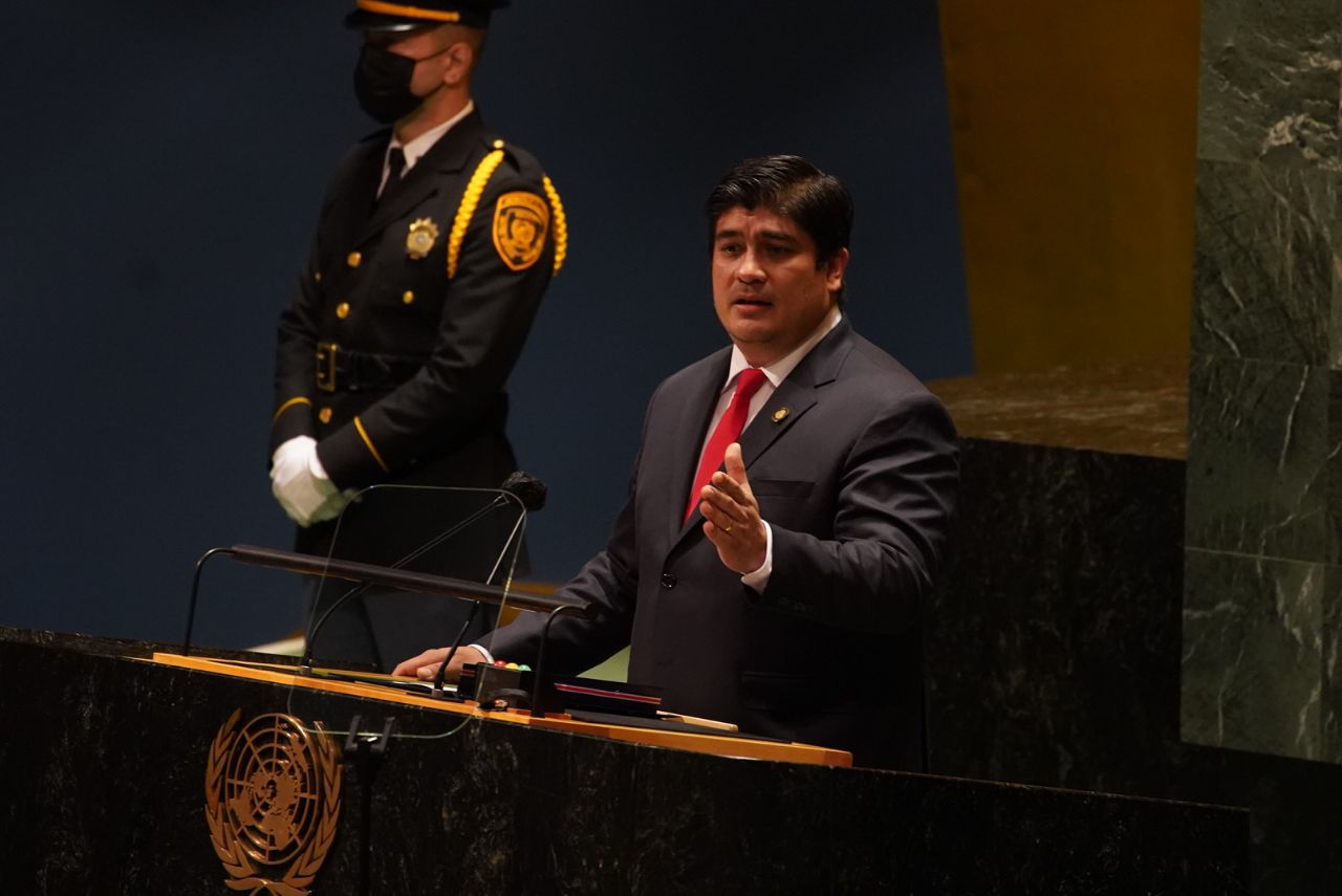 Carlos Alvarado alza la voz ante la ONU para que se respeten los derechos en Cuba y Nicaragua