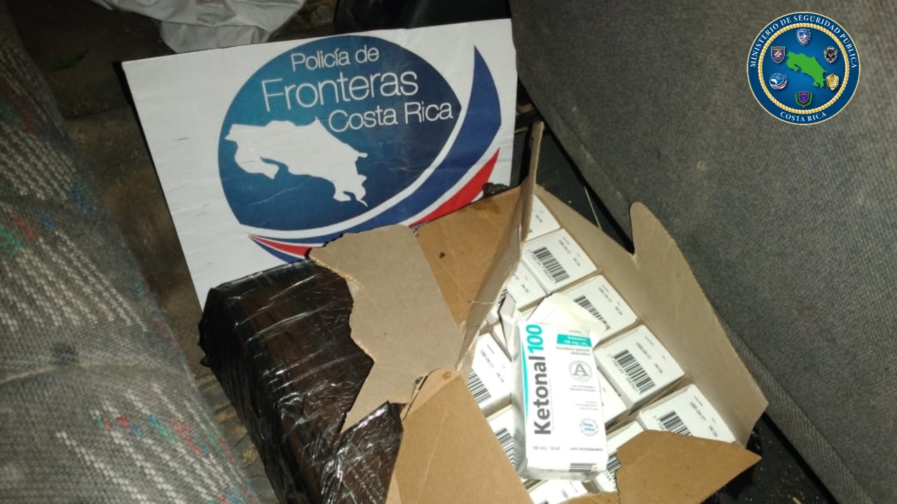 Decomisan 30 frascos de potente sedante en frontera con Nicaragua: Químico es utilizado para secuestros