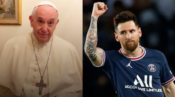 El papa Francisco le envió un mensaje a Messi para agradecerle por la camiseta que le regaló
