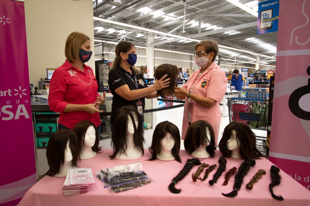 Walmart y Fundeso piden a la población donar cabello para realizar pelucas a mujeres sobrevivientes del cáncer de mama