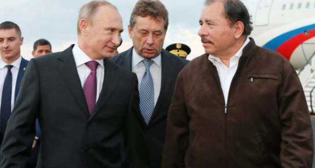 Vladimir Putin felicitó a Daniel Ortega por su “victoria abrumadora” en Nicaragua