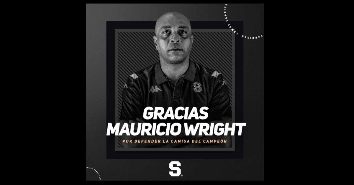 Mauricio Wright no continuará dirigiendo al Saprissa