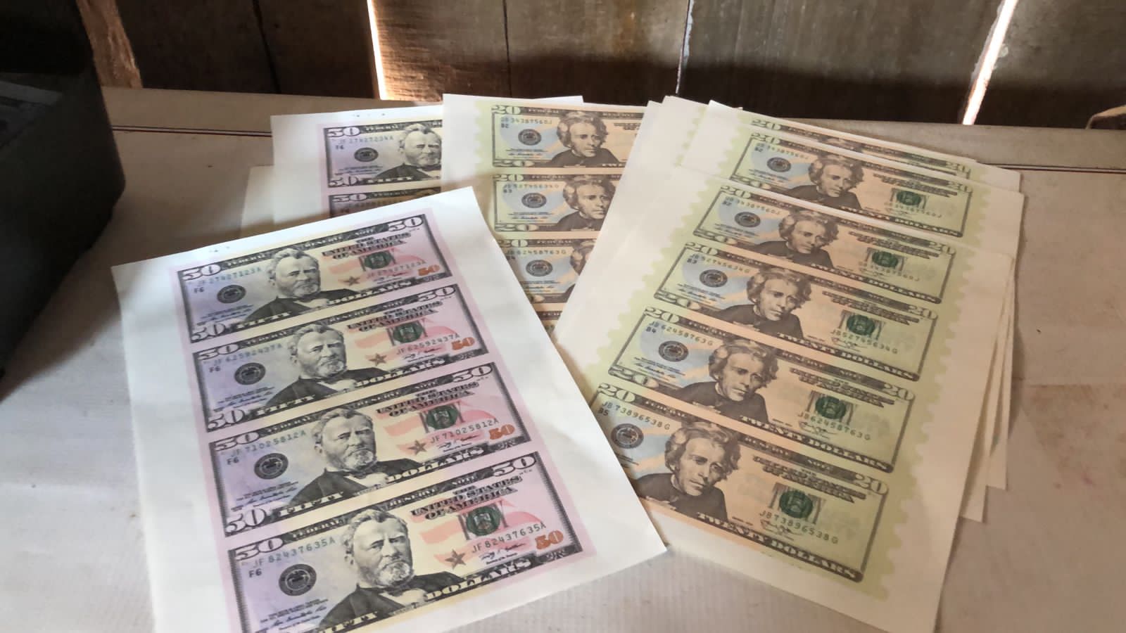 OIJ desarticula banda dedicada a falsificación de dinero que fabricaba billetes de hasta ¢20 mil y $100