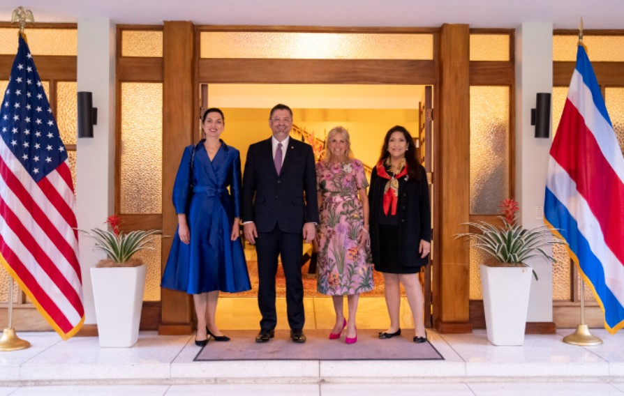 Primera Dama de EEUU visitó Costa Rica y sostuvo encuentros con mujeres emprendedoras