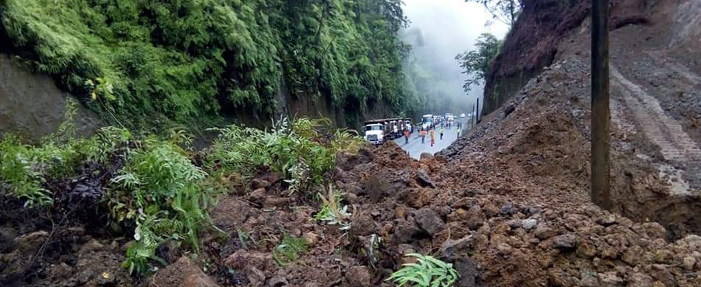 ¡Atención conductores! Dos rutas del país están cerradas por causa de las fuertes lluvias