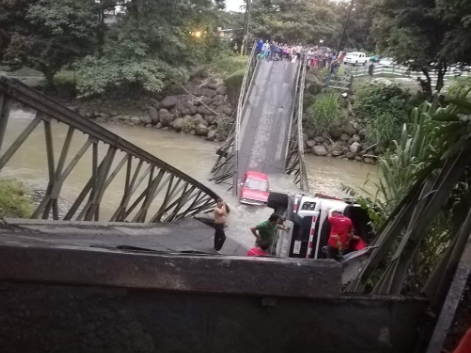 Lluvias retrasan colocación de nuevos puentes en San Carlos