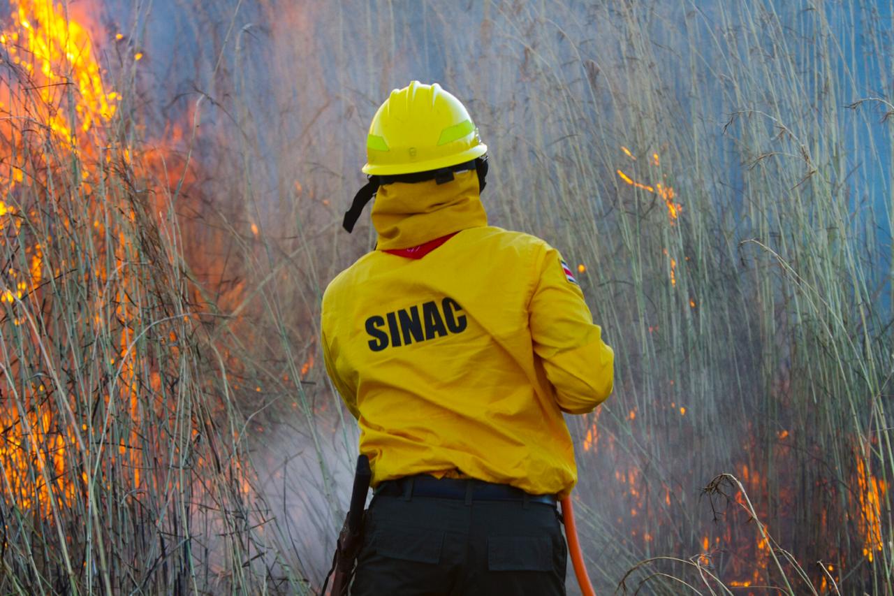 SINAC reporta 122 incendios forestales más que en la temporada del año anterior