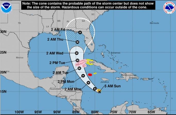 La tormenta Ian se fortalece rápidamente y se esperan marejadas ciclónicas en Cuba