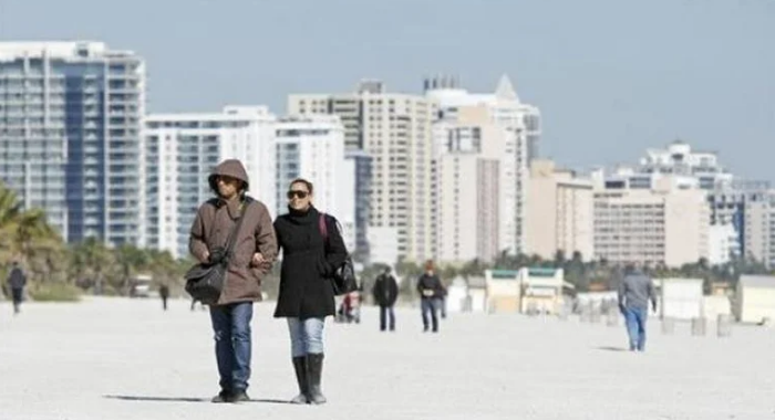 Una inusual ola de frío llega a Miami
