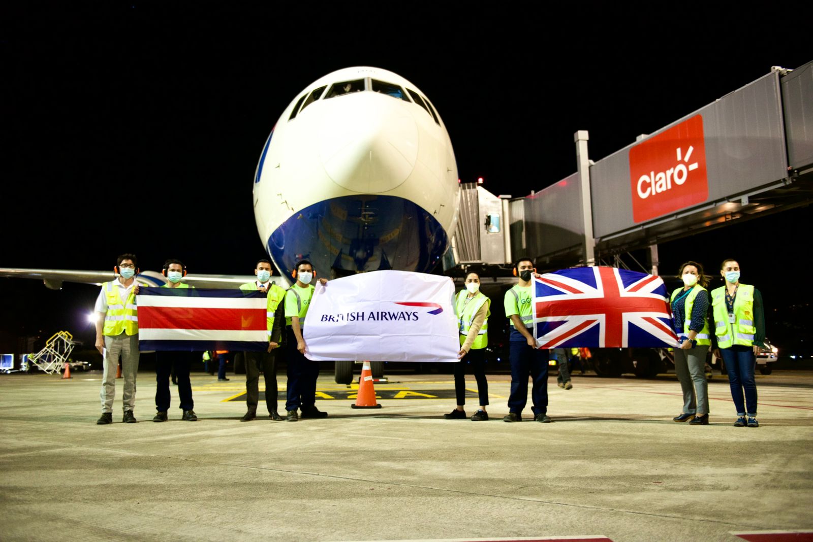 Aerolínea británica British Airways retoma sus vuelos a Costa Rica con tres viajes semanales