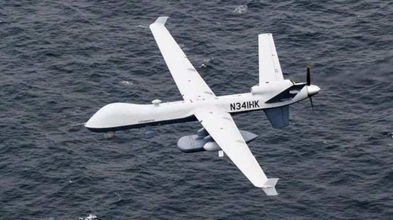 Un avión ruso atacó a un drone estadounidense que patrullaba sobre aguas internacionales del Mar Negro