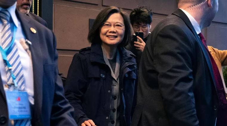 La Presidenta de Taiwán llegó a EEUU en su tránsito hacia Centroamérica para reforzar lazos diplomáticos