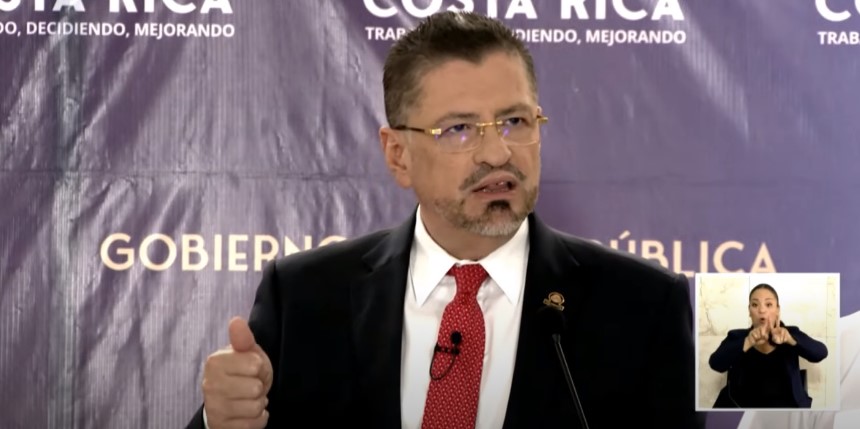 Presidente Chaves evalúa rompimiento de convenio con CINDE: Asegura que por ahora es una ‘decisión tomada’