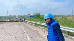 El jefe de la agencia atómica de la ONU mostró como es el “punto de contacto” entre rusos y ucranianos en el frente de Zaporizhzhia