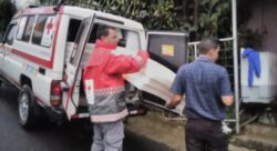 Cruz Roja trasladó a tres familias a albergue en Tarrazú por lluvias provocadas por Onda Tropical No. 9
