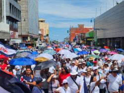 Sindicatos, estudiantes y personal de universidades públicas tomaron las calles de San José este martes ‘En Defensa de la Educación Pública’