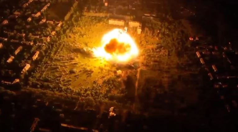 Ucrania destruyó un depósito de municiones ruso en medio de una de las ciudades ocupadas en plena contraofensiva