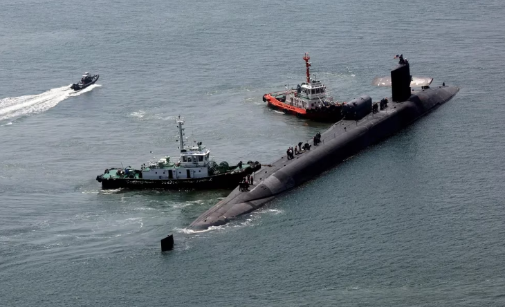 Estados Unidos desplegó un submarino con misiles nucleares en Corea del Sur para disuadir a Kim Jong-un