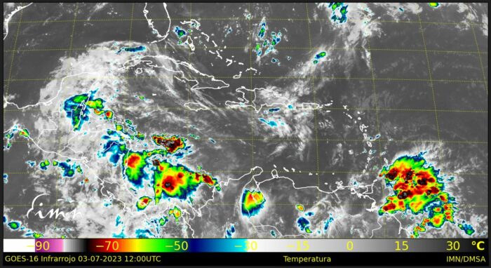 Ondas Tropicales 16 y 17 provocarían más lluvias en el país esta semana