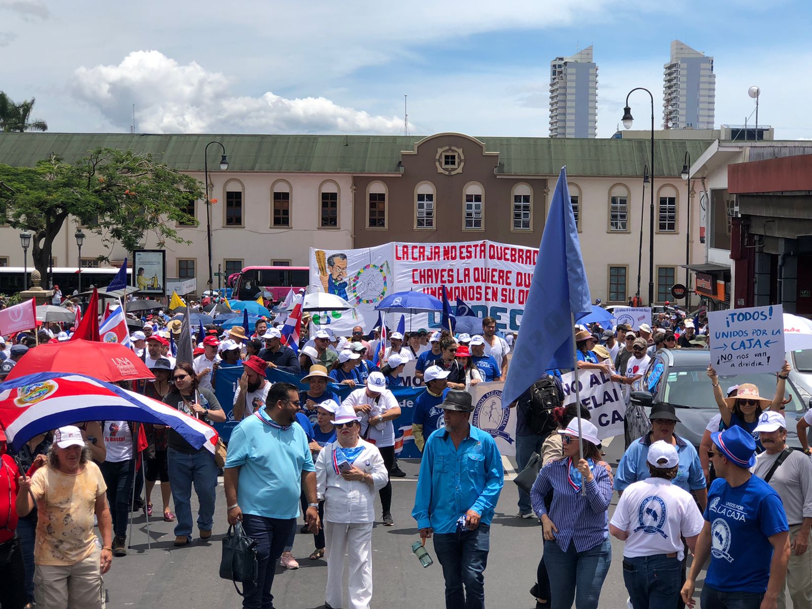 Movimiento ‘Unidos por la CCSS’ envió documento al Congreso con solicitudes tras marcha del fin de semana en San José