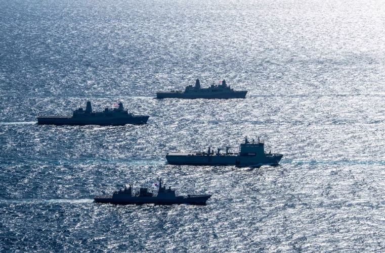 Pese a un bloqueo de Beijing, Estados Unidos, Japón, Australia y Filipinas finalizaron sus ejercicios conjuntos en el mar de China Meridional