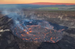 El volcán Kilauea entró en erupción por tercera vez en el año: emitieron alertas en Hawaii
