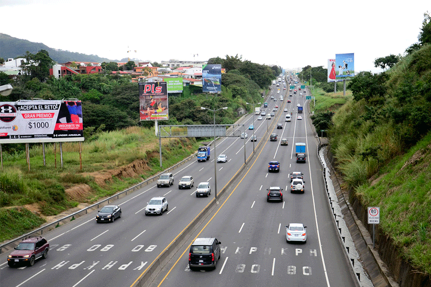 ARESEP registra disminución en el tránsito por la Ruta 27 en los últimos cuatro años