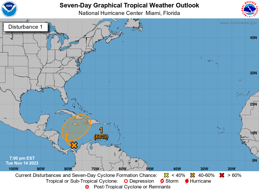 CNE y municipalidades preparan planes de emergencia ante posible formación de ciclón en el Mar Caribe