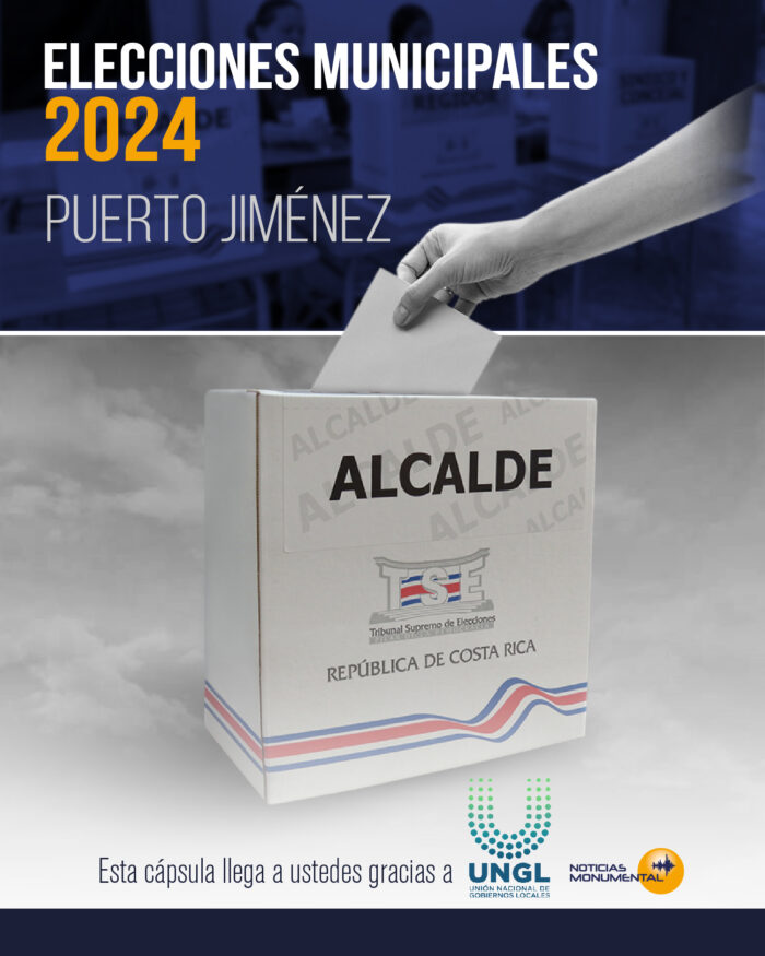 Elecciones Municipales 2024: Conozcamos el cantón de Puerto Jiménez y quienes aspiran a la alcaldía