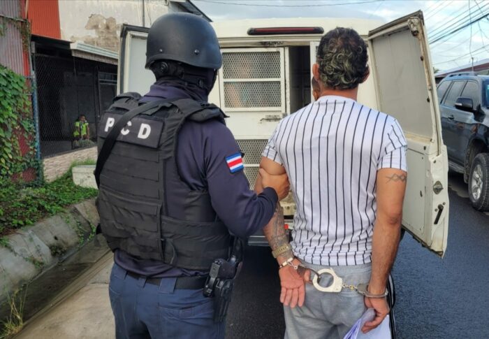 Seguridad informó que detuvo a sujeto en Matina que ha sido arrestado hasta 93 veces