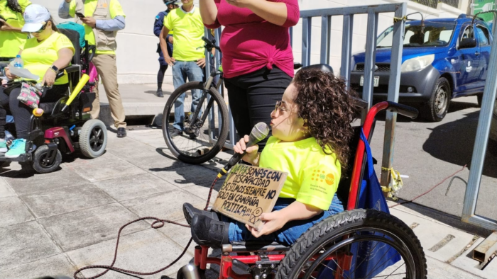 Personas con discapacidad agendarán nuevas fechas para marchar y luchar por igualdad