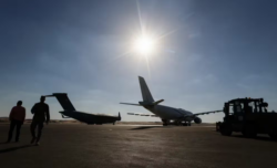 Estados Unidos envió un segundo avión cargado de ayuda humanitaria para Gaza